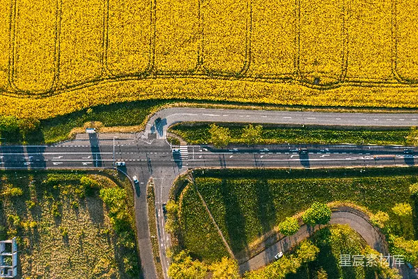 高清摄影 航拍道路照片