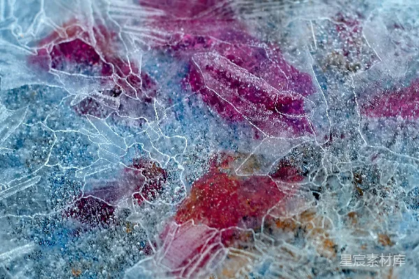 粉色和蓝色的抽象画