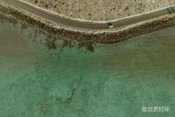 高清摄影 一条弯曲的道路