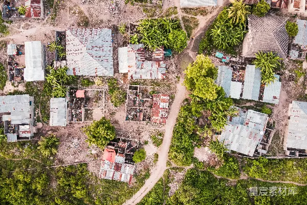 高清摄影 白天的城市建筑俯瞰图