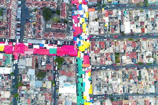 高清摄影 白天的城市建筑俯瞰图