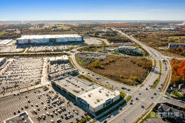 高清摄影 大型建筑的航拍图