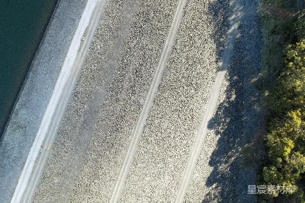 高清摄影 水体的空中俯瞰图