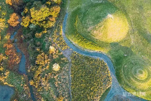 高清摄影 草原空中摄影