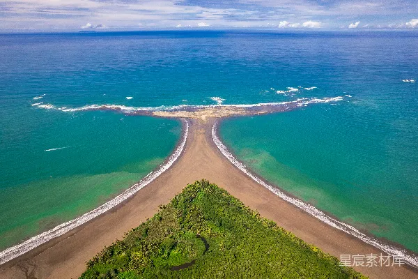 高清摄影 海滩和海洋的空中俯瞰图