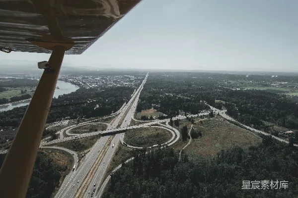 高清摄影 航拍道路