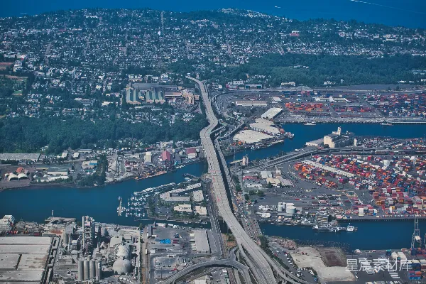 高清摄影 白天的城市建筑俯瞰图