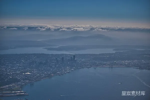 高清摄影 白天的城市建筑俯瞰图