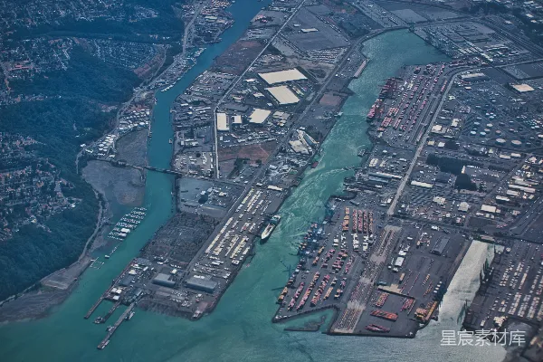 高清摄影 城市建筑物的空中俯瞰图