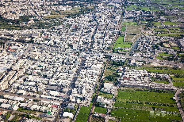 高清摄影 城市建筑在白天的空中俯瞰图
