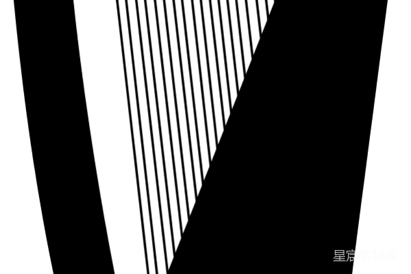 元素素材 竖琴