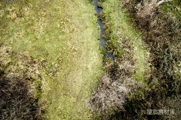 高清摄影 俯视拍摄草地