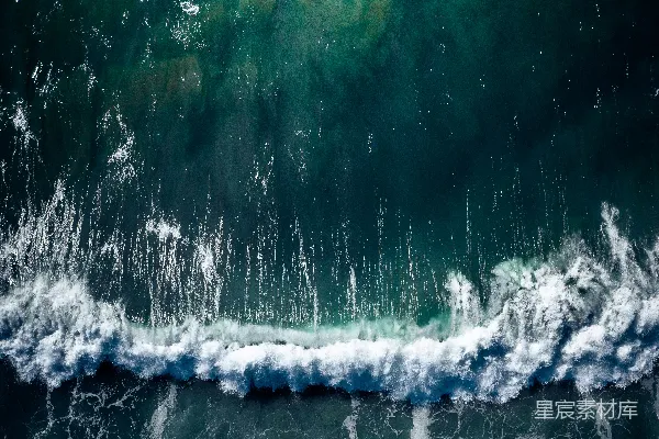 高清摄影 海浪的俯瞰图