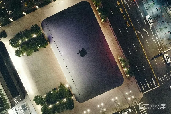 高清摄影 黑色iPad放在白色桌子上