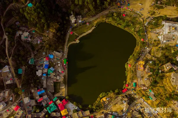 高清摄影 白天的城市建筑俯瞰图