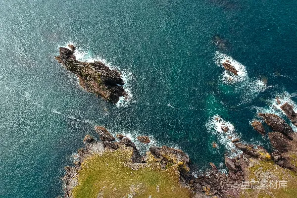 高清摄影 俯瞰海洋视角