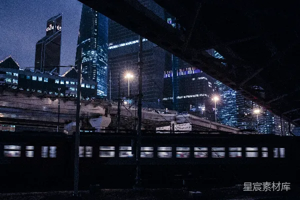高清摄影 夜间的城市