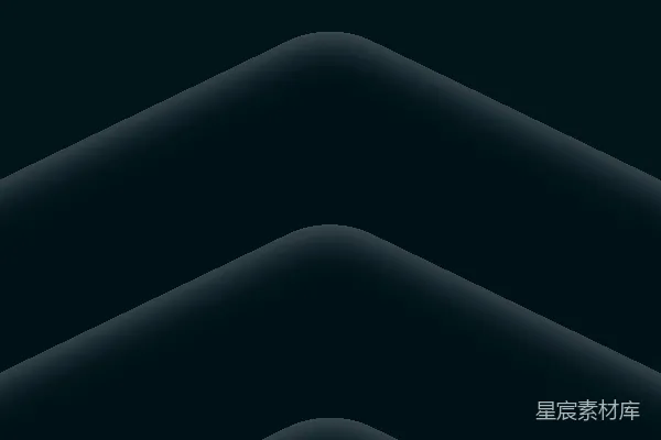 高清摄影 黑色背景上有三条波浪线。