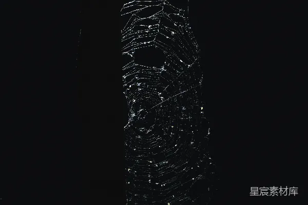 高清摄影 一张黑白色的照片，展示了一个昏暗房间里的灯。