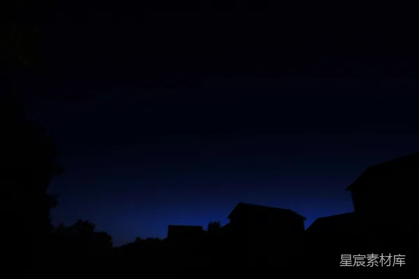高清摄影 夜晚建筑的剪影