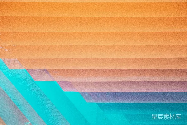 高清摄影 橙色和天蓝色的插图