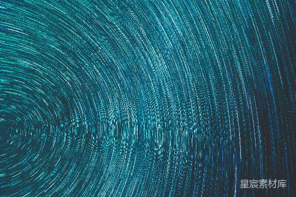 高清摄影 夜空中的一条星轨