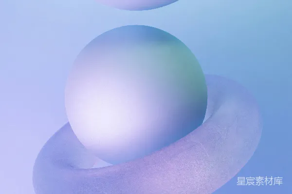高清摄影 一张蓝白相间的照片，展示了两个球。