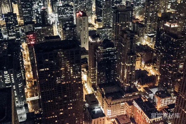 高清摄影 夜晚的城市景色