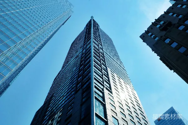 高清摄影 灰色高层建筑