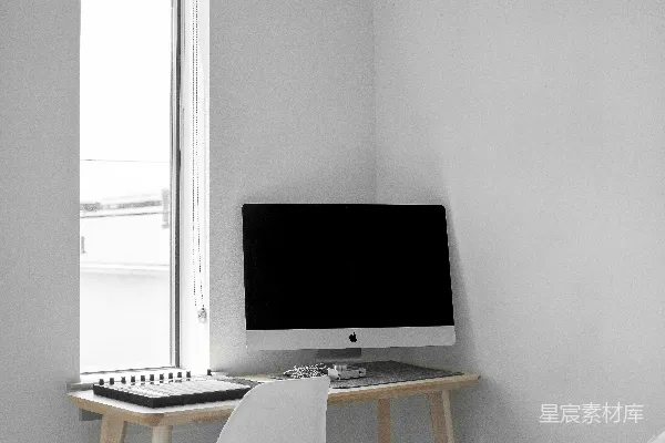 高清摄影 银色iMac