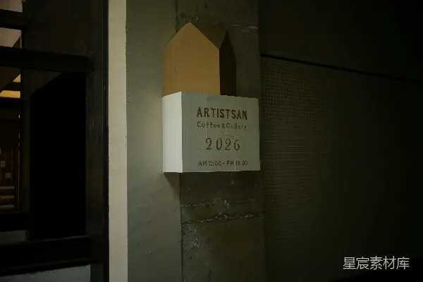 高清摄影 白色盒子上有“artisan”和“2026”字样。
