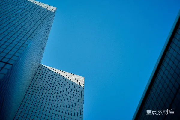 高清摄影 几栋并排的高楼