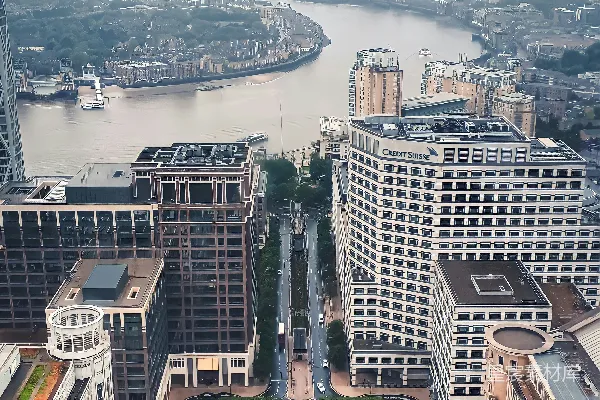 高清摄影 从高楼俯瞰城市景色