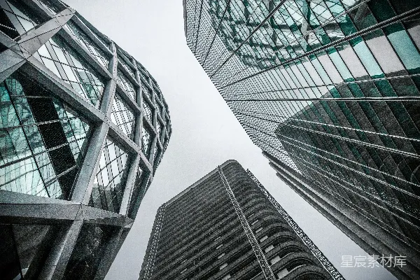 高清摄影 低角度拍摄高层建筑