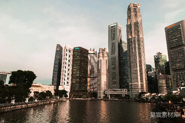 高清摄影 灰色城市建筑
