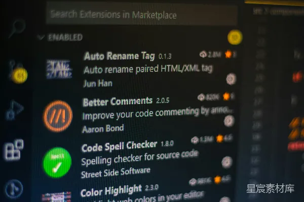 高清摄影 一个电脑屏幕上有很多按钮。