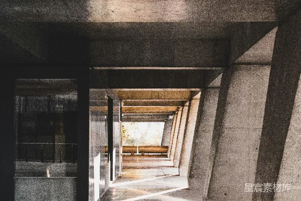 高清摄影 灰色混凝土柱子建筑