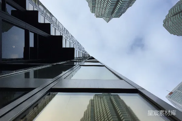 高清摄影 高层建筑的低角度视角