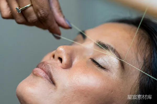 高清摄影 女人面部的特写摄影