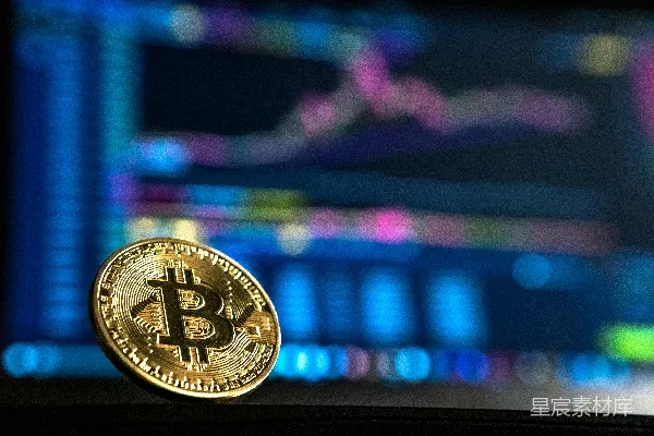 高清摄影 金色的比特币