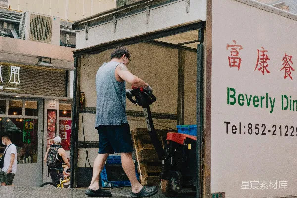 高清摄影 一个男人在使用相机。
