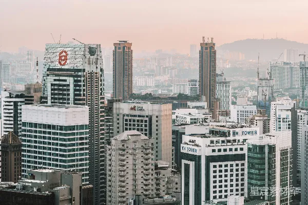 高清摄影 白天的白色和灰色混凝土建筑