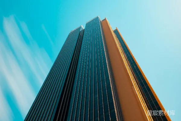 高清摄影 低角度拍摄高楼建筑