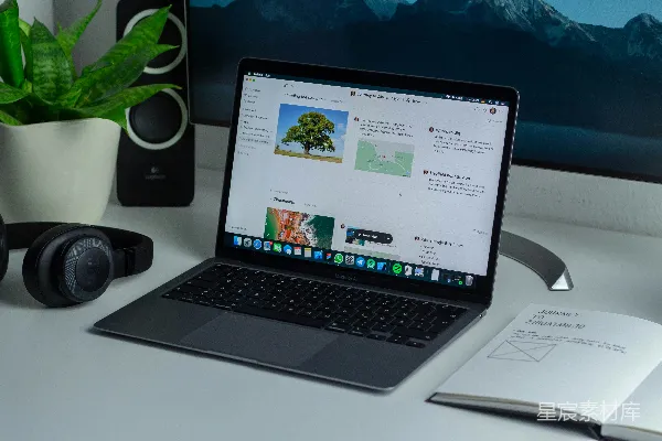 高清摄影 苹果MacBook Pro在白色桌子上