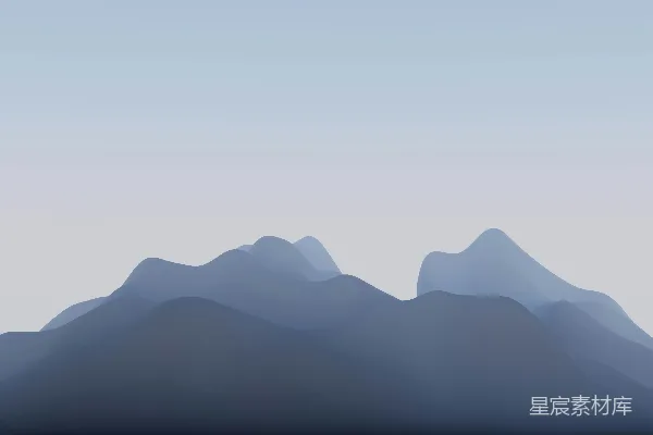 高清摄影 一群在天空中的山