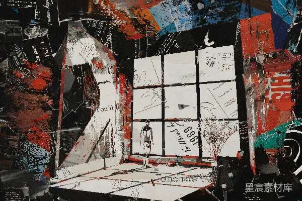 高清摄影 一幅画，画中有很多不同的东西。