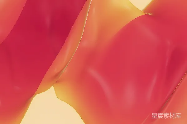 高清摄影 一个红色物体在黄色背景下的特写。