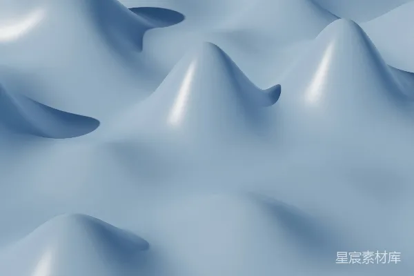 高清摄影 蓝色背景上的波浪线