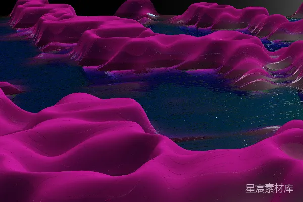 高清摄影 计算机生成的水和陆地图像