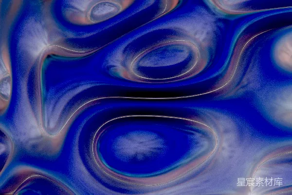 高清摄影 一个带有漩涡和泡泡的蓝色背景